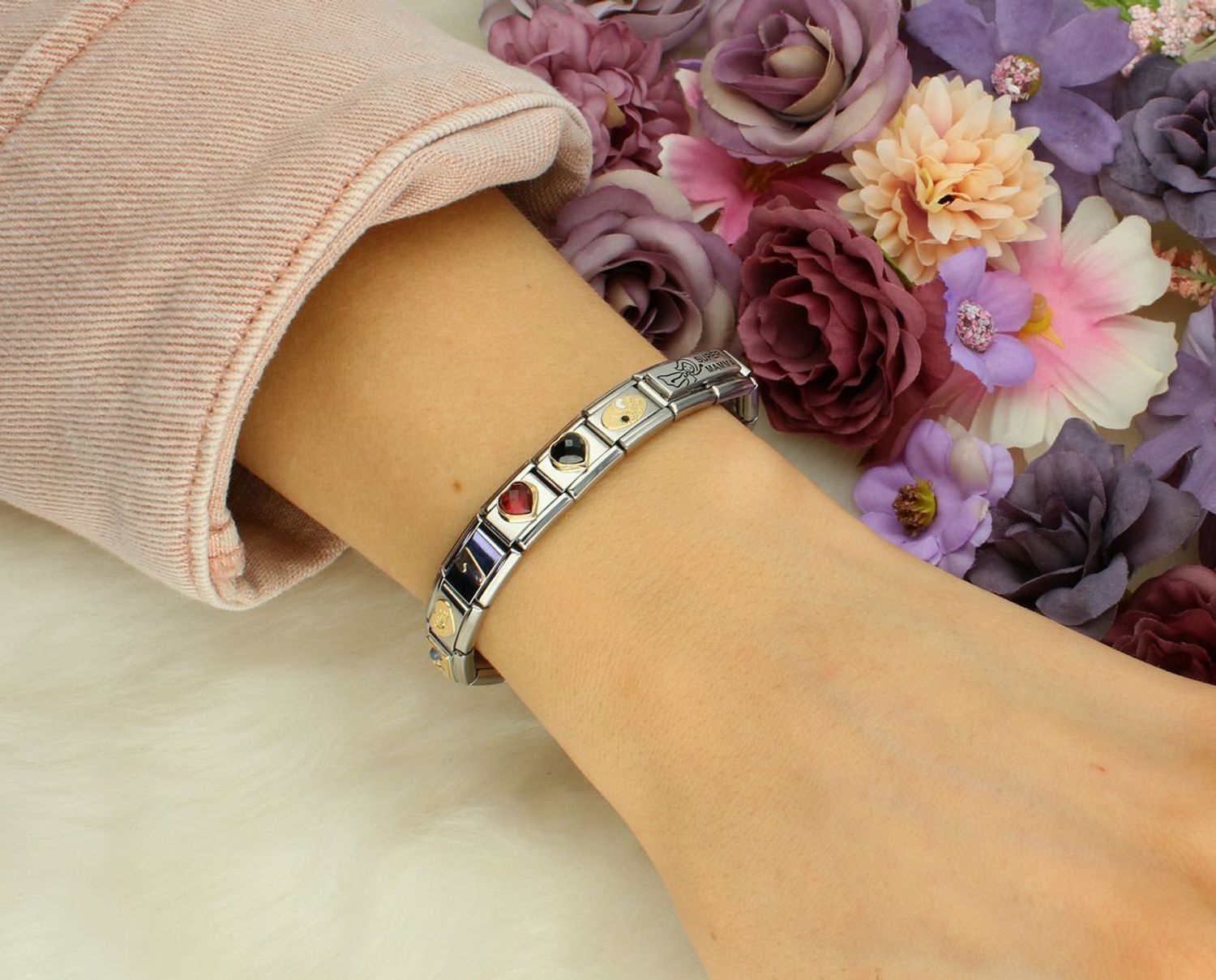 Nomination - Link 18K zawieszka złoto 'Czerwona cyrkonia - Serce' 030610 005 biżuteria nomination nomination zawieszki nomination baza.jpg